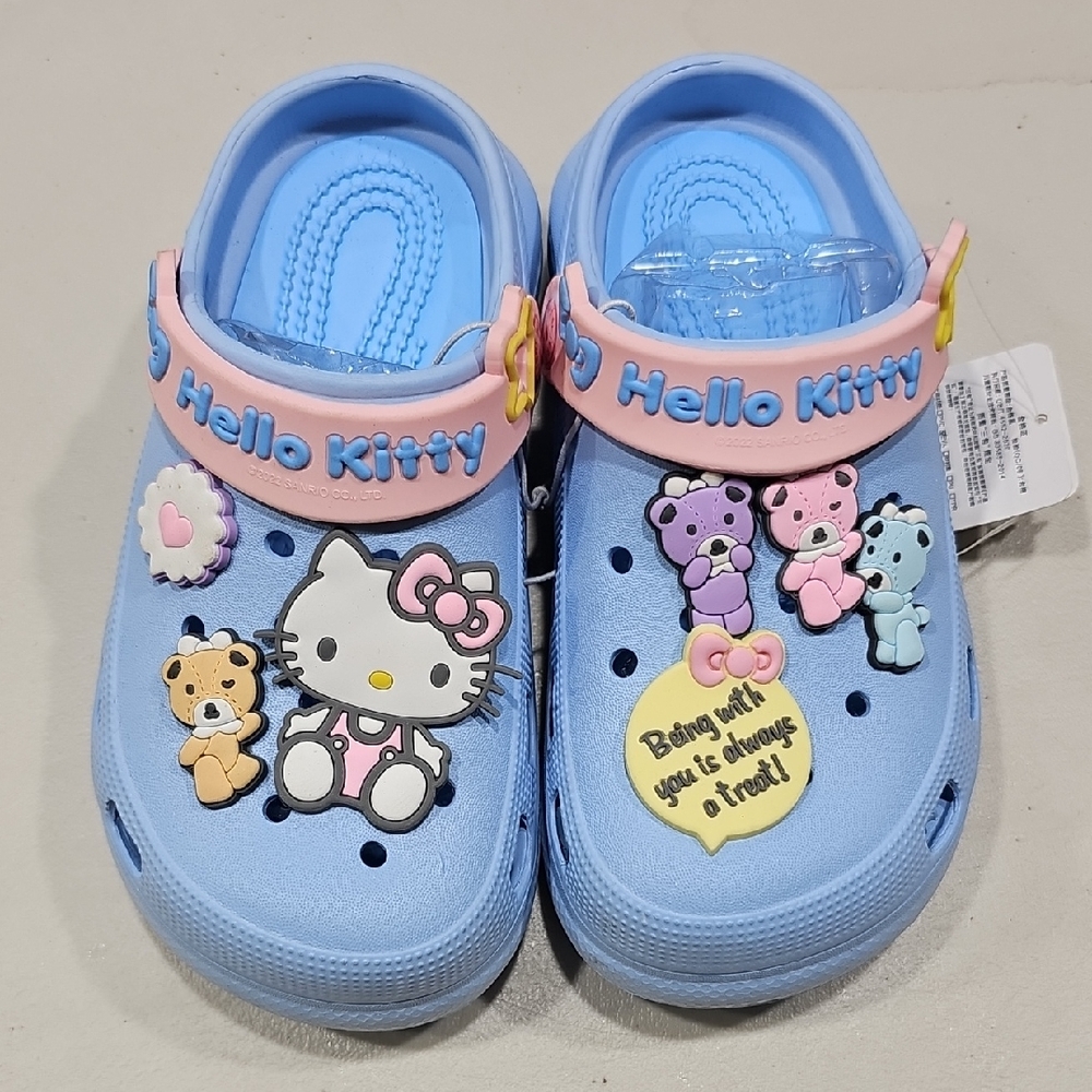 Hello Kitty Blue and Pink Kids Slippers